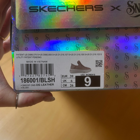 Snoop one Og Skechers blush pink leather Sneakers - Picture 2 of 12